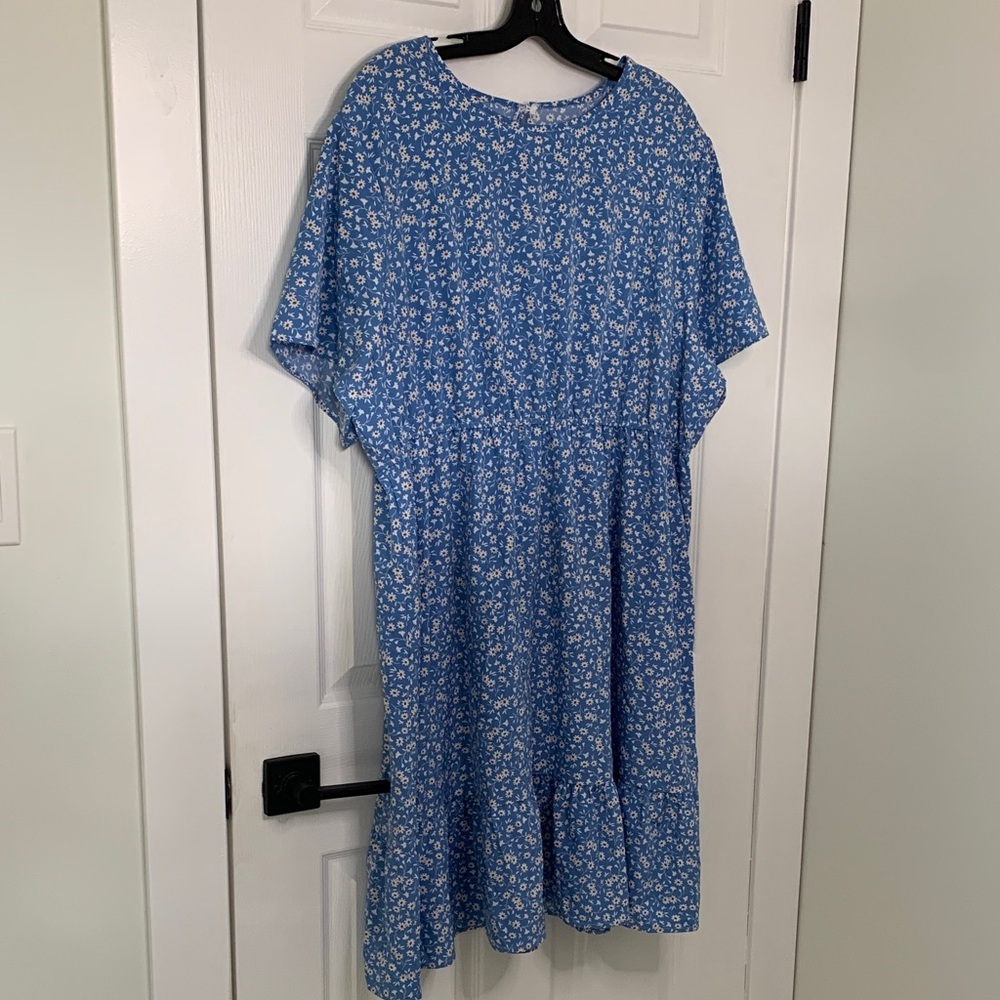 4X floral dress